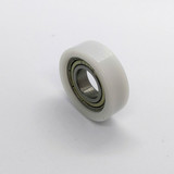 Flat plastic roller bearing